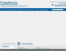 Tablet Screenshot of nussbaum-france.com